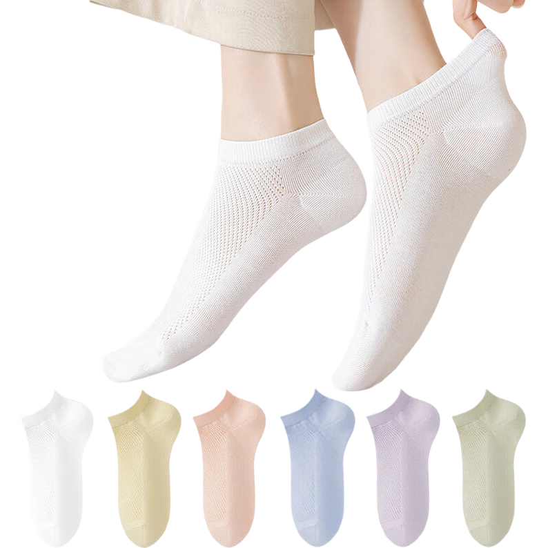 è�� 6˫Ůʿ���� ����100% �ļ���ɫ���۴��� ͸��������Ͱ����� 18.95Ԫ(����ȯ)