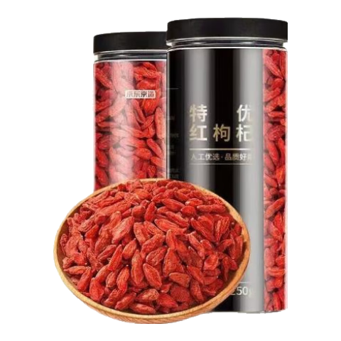京东京造  特优级红枸杞子500g 新货宁夏中宁头茬免洗枸杞茶拒绝硫熏