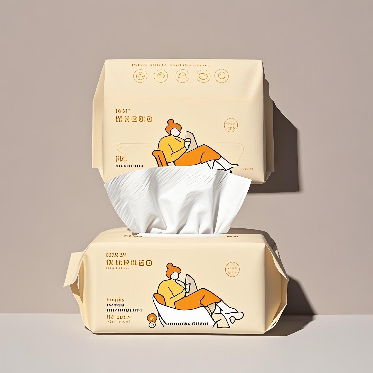 皓佳抽取式面巾加厚一次性洗脸巾旅行便携卸妆擦脸巾纯棉洁面巾棉柔巾 40抽*1包 珍珠纹棉柔巾 【吸水不掉毛】40抽*4包