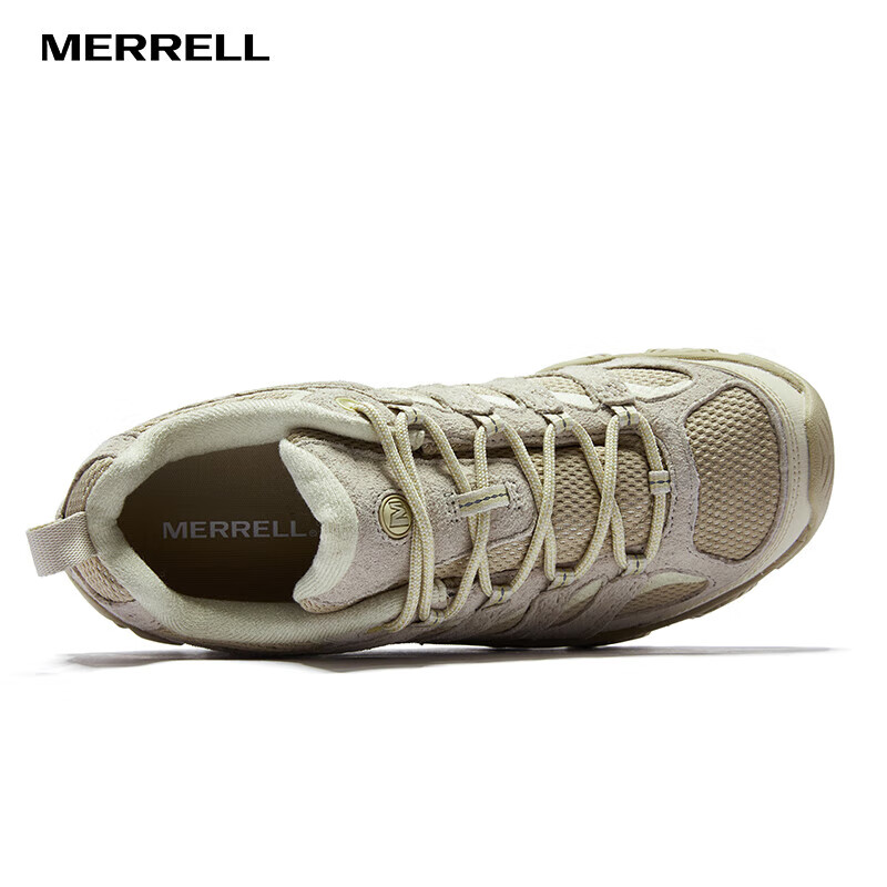 迈乐（Merrell）官方店男女款户外登山徒步鞋减震MOAB 3迈越者轻量防滑耐磨透气 J038203奶茶色（男） 上新 44