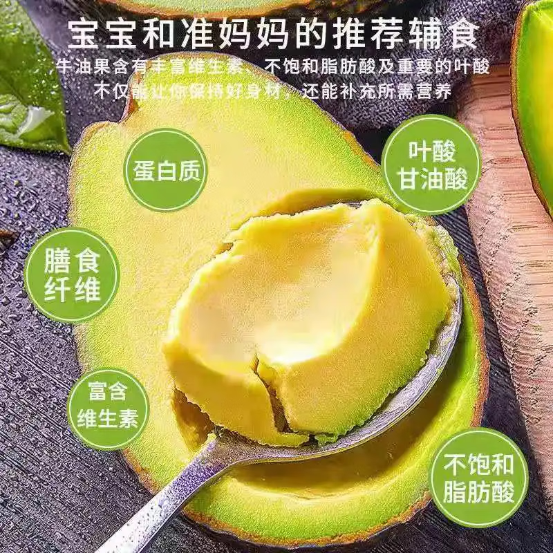 正宗云南孟连牛油果新鲜当季水果哈斯鳄梨一级无黑丝健康轻食整箱 8粒巨无霸【单果180-210g】