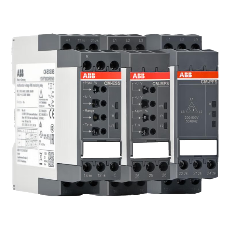 原裝ABB三相電壓相序監(jiān)控器多功能繼電器CM-ESS.MS-MPS.41S-PFS.S CM-ESS.1S AC220V 1開1閉
