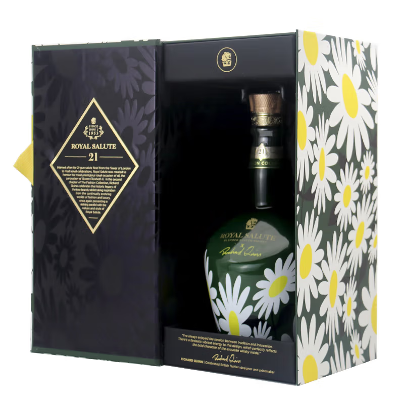 皇家礼炮（Royal Salute）苏格兰进口洋酒  调和型威士忌 保乐力加官方行货  皇家礼炮21年法兰西菊限定 700mL