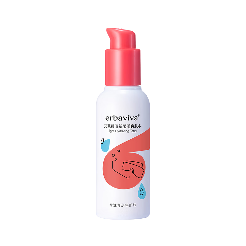 艾芭薇（Erbaviva）清新瑩潤(rùn)爽膚水120ml 補(bǔ)水保濕青春期初高中男女學(xué)生護(hù)膚品 120ml