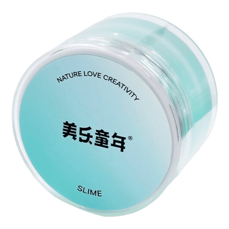 美樂童年起泡膠史萊姆水晶泥兒童安全玩具解壓神器胖胖泥玩具 藍海歌者