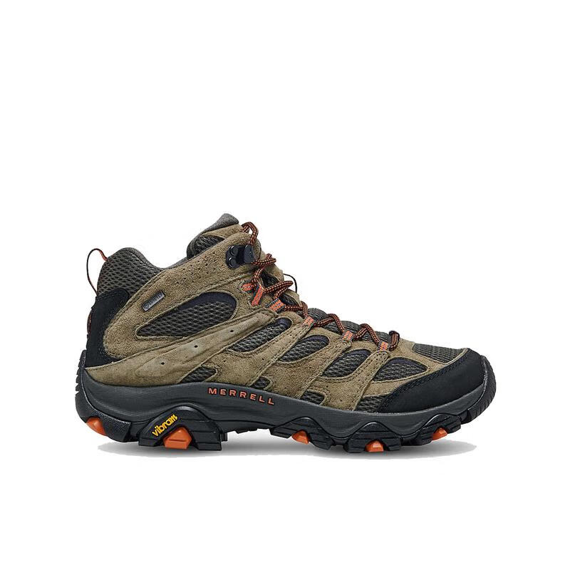 邁樂（Merrell）男士透氣防水徒步鞋舒適輕便旅行登山鞋 綠色 42