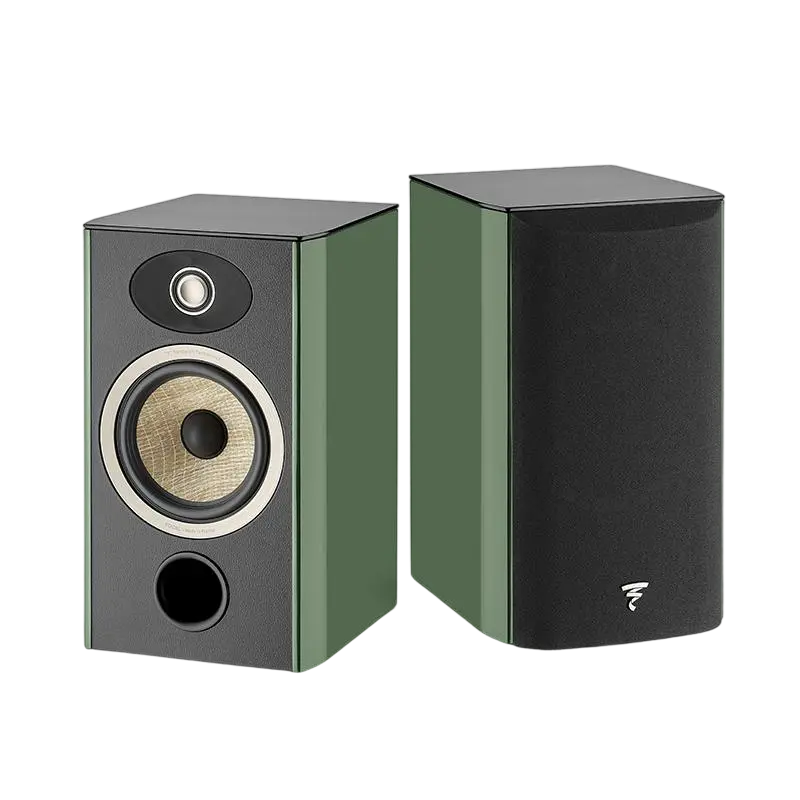 FOCAL the spirit of sound勁浪書架音箱EVO X N1進韻1號家用發(fā)燒HiFi高保真無源音箱需搭配功放法國原產(chǎn)亞麻中低音 墨綠