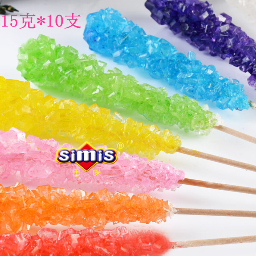思意達（siyida）simis冰晶棒棒糖/咖啡調酒棒棒糖生日禮物蛋糕裝飾零食冰晶棒棒糖 原味