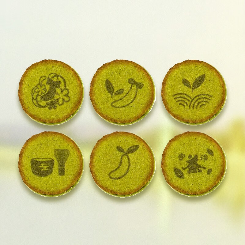 【现货新品】日本东京香蕉伊藤久右卫门联名款抹茶奶油夹心蛋糕 8枚(抹茶巧克力夹心饼干)