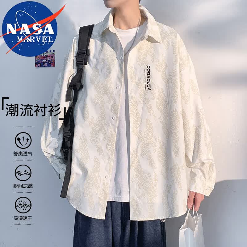 NASA MARVEL��������д��﷭����������ٸ���ʿ���׿������� ��ɫ���� 2XL 62.55Ԫ