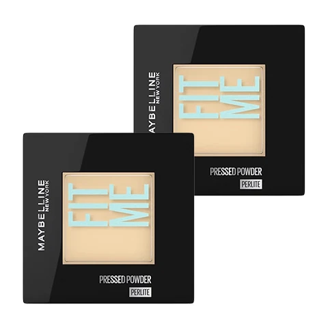 ���ڲ�������������MAYBELLINE��fitme�۱���ױɢ�۲�ױ��覿����ƹ���������Сĥ���ճ�ͨ��ѧ�� #110���ɫ˫֧