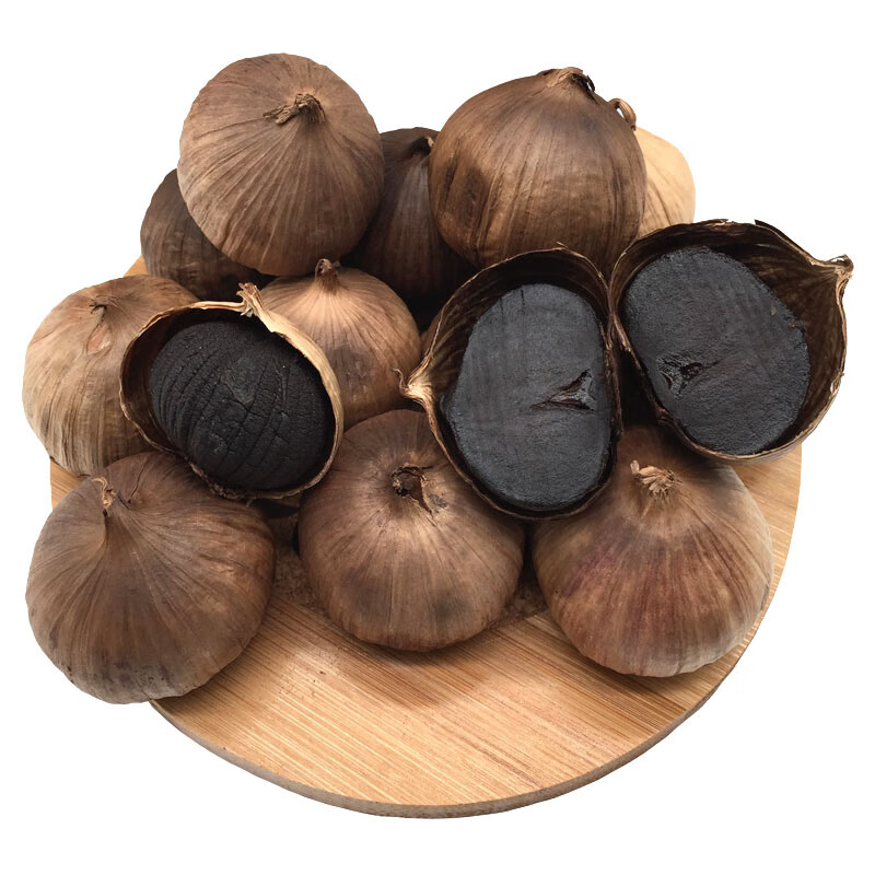 禾澹黑蒜头独头黑蒜黑大蒜实惠装发酵黑蒜头