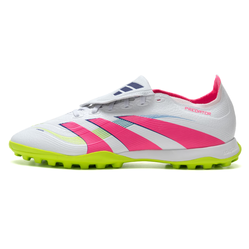 阿迪达斯 (adidas)猎鹰25 PREDATOR中端TF碎钉人草翻鞋舌足球鞋新款比赛训练鞋 JS0385/适合人造草场 39