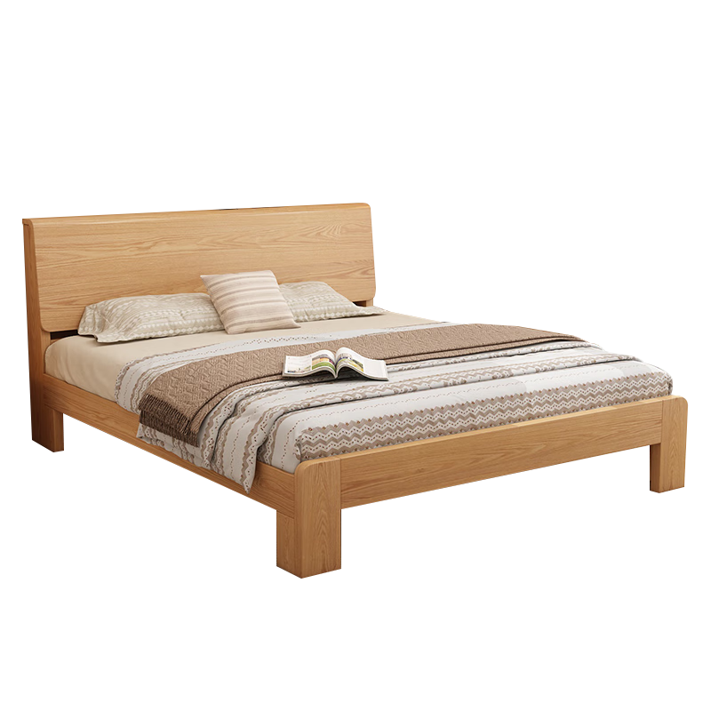 ���ڲ�����������ʵľ��1.5��1.8m˫�˴�����ɫľ�����Լ����ִ���Լ�������޴� ԭľɫʵľ���� 1.5*2��