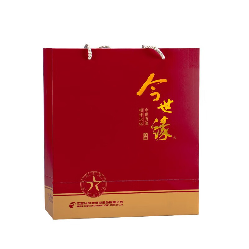 今世缘柔和纯粮白酒口粮江苏 42度 500mL 6瓶 柔和金7星 整箱