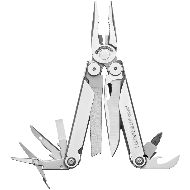 LEATHERMAN萊澤曼Curl多功能工具鉗子戶外折疊刀多用軍刀 EDC應急戶外居家