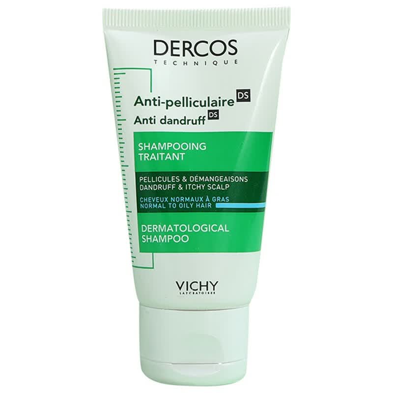 薇姿法国薇姿绿标洗发水小样dercos去屑止痒控油蓬松洗发露50ml 绿标