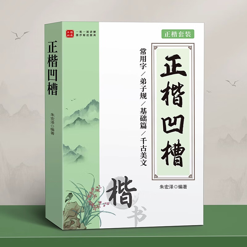 金枝叶正楷字帖成年凹槽练字帖楷书入门钢笔练字专用练习高中硬笔书法练字本初中生楷体速成初学者