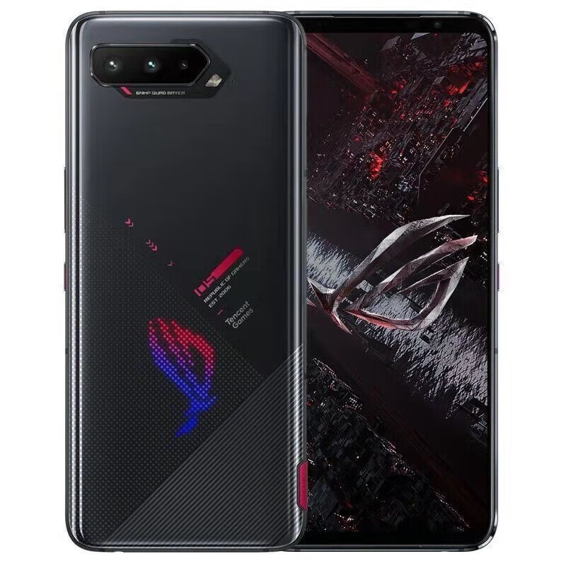 ROG游戏手机5 华硕5S骁龙888+败家之眼腾讯电竞散热游戏手机 ROG5幻影黑/幻影白 12GB+128GB