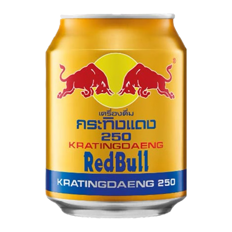 红牛RedBull 泰国版【金罐】维生素能量饮料250ml两箱48罐畅享装