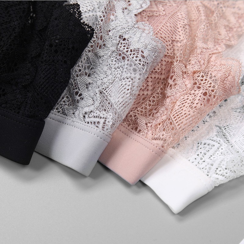 狄兰丝(dilansi)清苍无钢圈文胸女士真丝内衣法式性感蕾丝三角杯薄款大码睡眠胸罩 黑色(6A级100%桑蚕丝) XL 推荐(80D 85B 85C 85D)