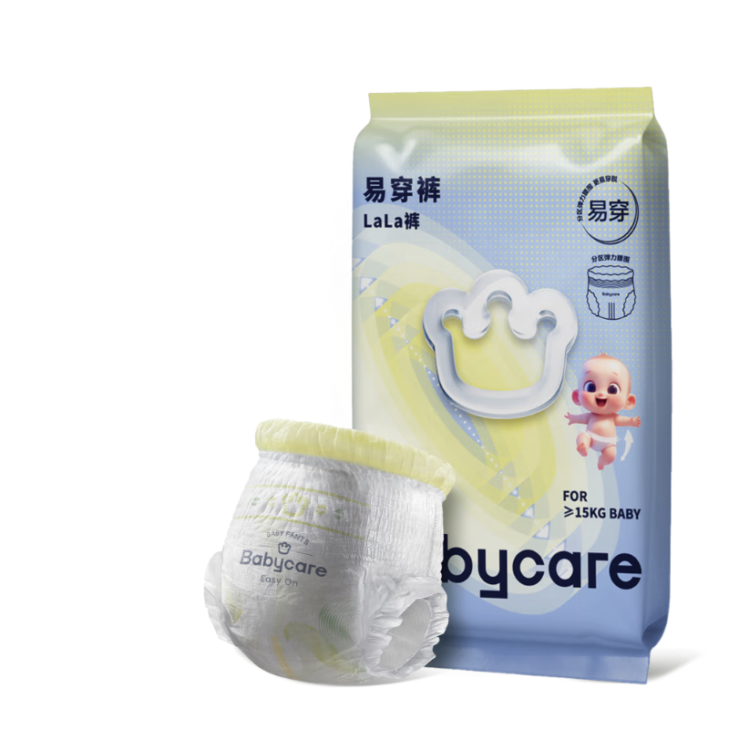 Babycare 易穿裤 XXL码 拉拉裤 4片 4.9元