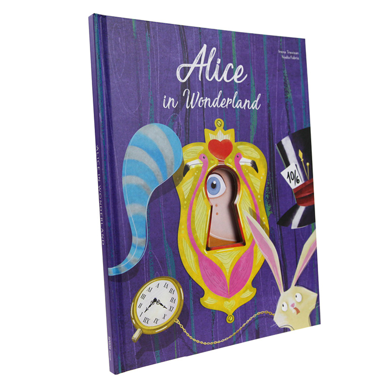 alice 爱丽斯梦游仙境 镂空童话书 精品绘本 雕刻内页 精装 英文原版