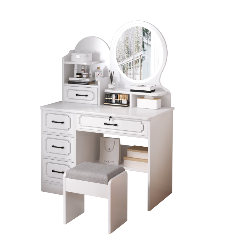 ��ӡ ��ױ̨�������ұ�ŷ�ִ���ԼС���ͻ�ױ��һ�����컯ױ���� ���ĳ����+���ӡ�ů��80*40cm ��װ���Լ���װ�� 223.36Ԫ