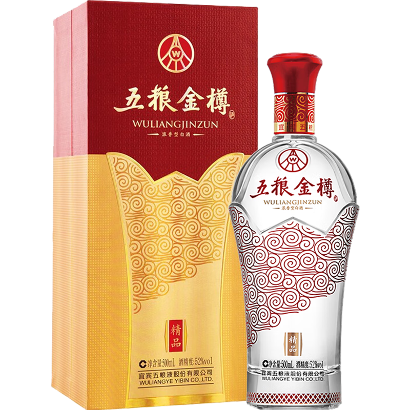 wuliangye/����Һ ��̻Ի� 52��Ũ���Ͱ׾� 500ml 500ml*1 69Ԫ