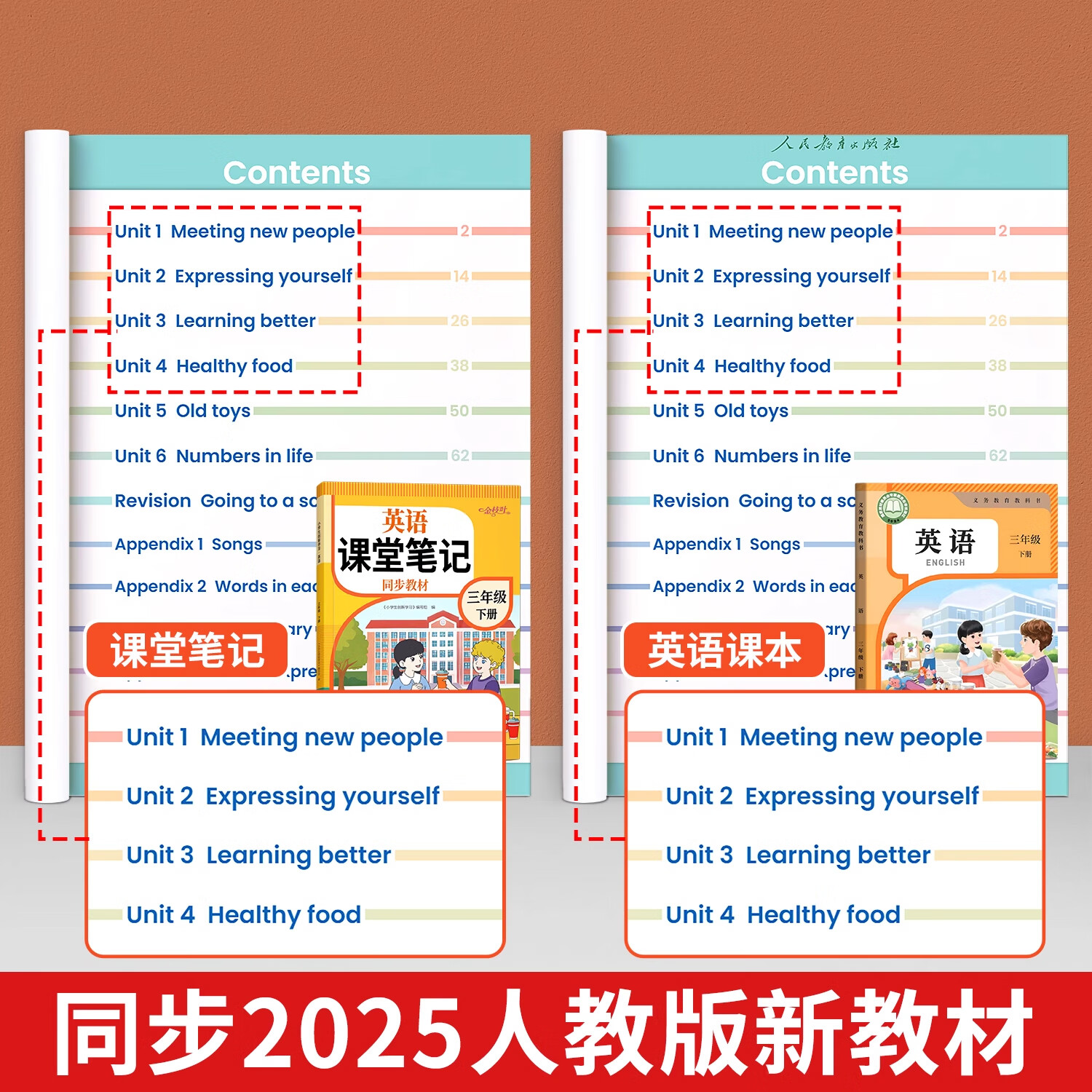 金枝叶英语课堂笔记2025年新版人教版新教材三年级起点下册上册同步练习英语音标和自然拼读零基础听力小学英语教材全解随堂笔记教材解读 【全套3本】语文+数学+英语课堂笔记 六年级上