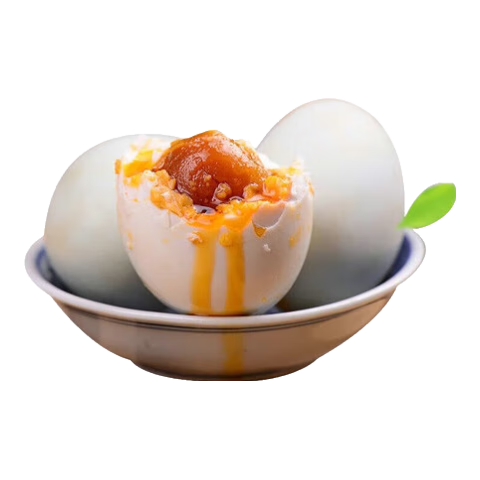 正宗咸鸭蛋饱满流油熟鸭蛋非海鸭蛋新鲜即食早餐京东包邮买菜 6枚装咸鸭蛋【单枚50g】