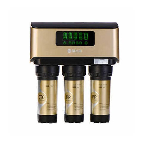 碧水源碧水源D728納濾凈水器家用直飲機自來(lái)水過(guò)濾廚房?jì)羲畽C800G免運費 金色