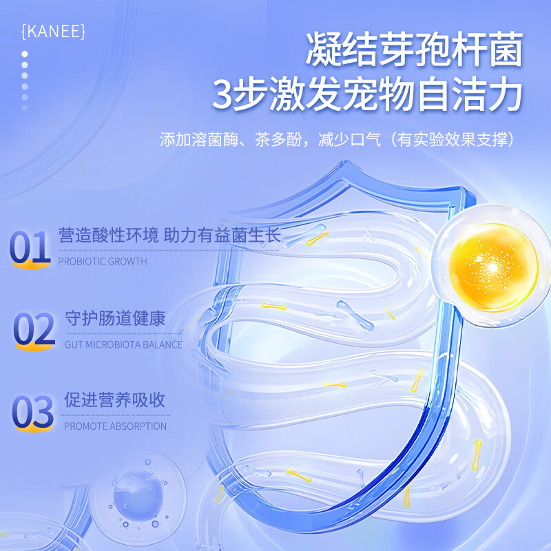 康恩尼特价宝宝香狗狗猫咪口腔去除口臭肠胃调理宠物益生菌清新口气清仓 50g*1瓶 (30天尝鲜装)猫犬通用 康恩尼宝宝香【【效期至26年12月介意勿拍】