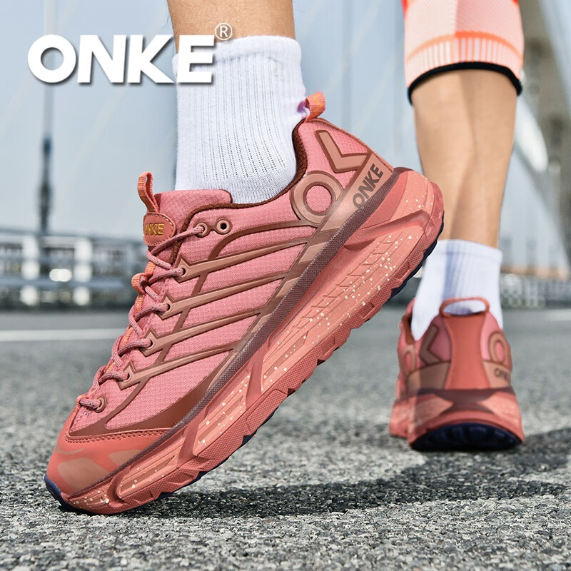 ONKE德国欧克户外运动休闲鞋男鞋经典复古轻盈防滑耐磨情侣跑步鞋女鞋 哪吒红 哪吒 37 京东折扣/优惠券