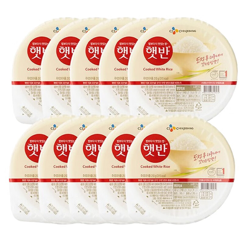 CJ FOODSɽķϣxijie˰ʳ׷׷200g*10к㼴ʳ 㼴ʳ