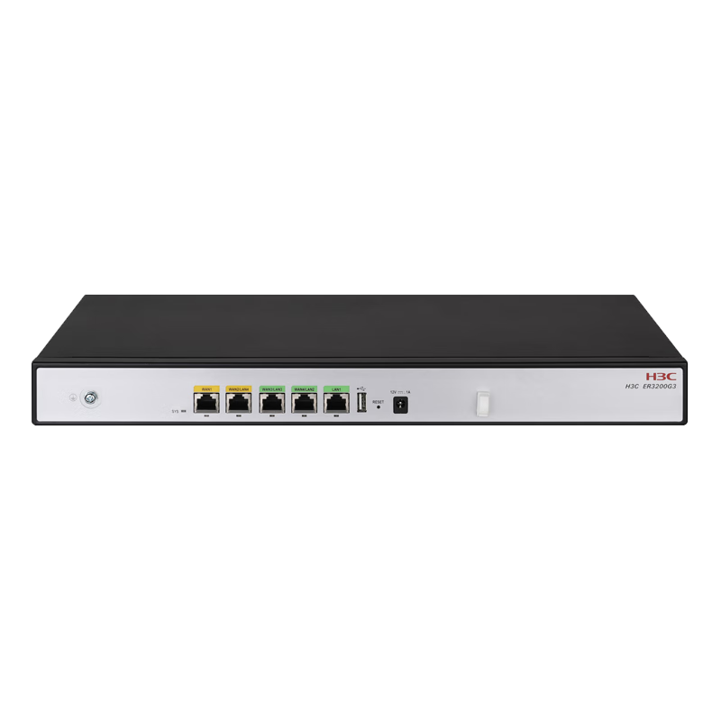华三(H3C)ER3200G3 双WAN+3LAN口千兆企业级有线路由器带机量150-200 上网行为管理/图形配置