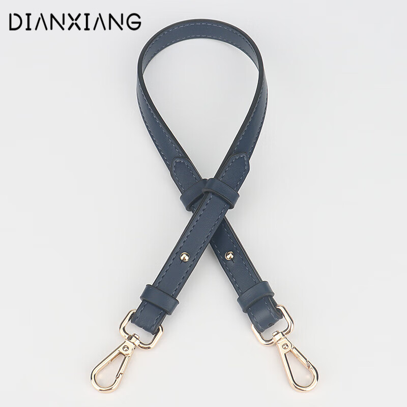 DIANXIANG可調(diào)節(jié)腋下包帶配件帶單買短款肩帶單肩包包女包背帶替換帶細(xì) 深藍(lán)