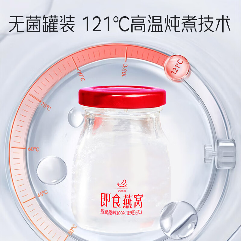 艾尚燕即食燕窝礼盒 女神节礼物补品营养品送妈妈送老婆高档礼品 【好事成双】年货礼盒 40g*14瓶