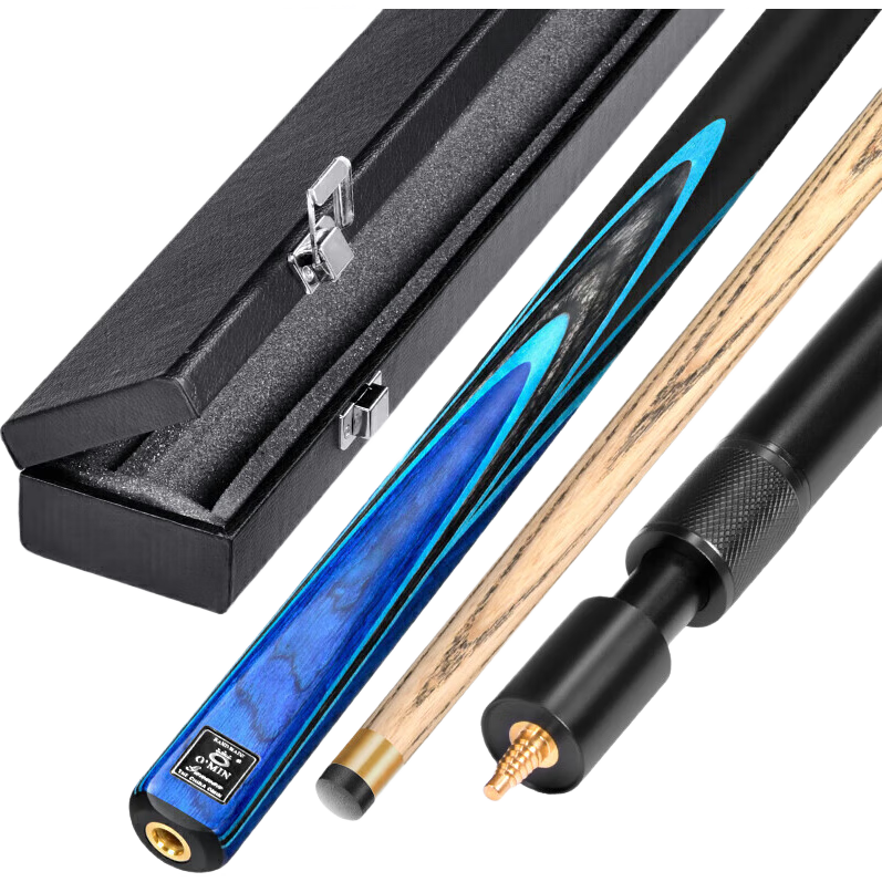 奧秘新代槍手臺(tái)球桿套裝小頭斯諾克球桿中式黑八黑8桌球桿16彩9.5mm