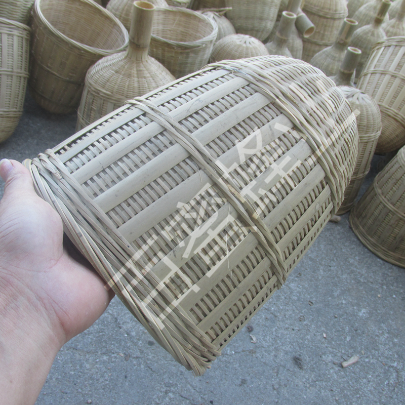 口径23*高28收蜂笼野外收蜂竹制品手工竹编招蜂笼捕蜂蜜蜂透气