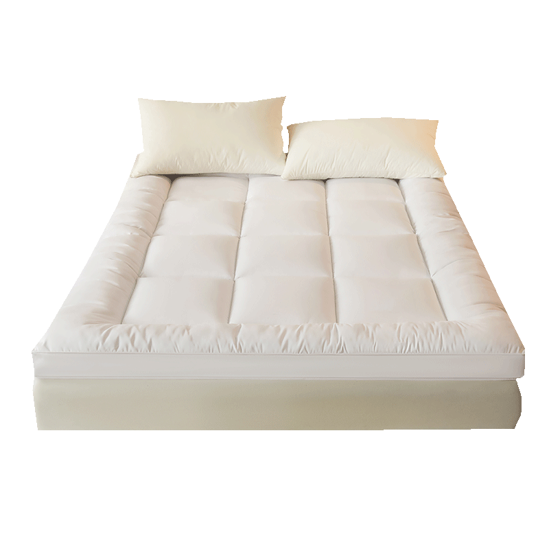 无印良品A类床褥床垫遮盖物厚6cm双人1.8米床家用可折叠防滑软被褥子