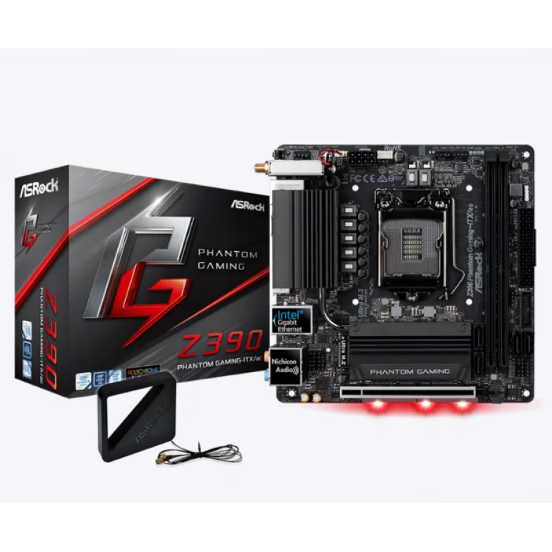 华硕 ASUS库存华硕Z390 I GAMING主板代 ITX 17 17支持I 99900K超频 华擎 Z390 ITX 幻影库存盒装