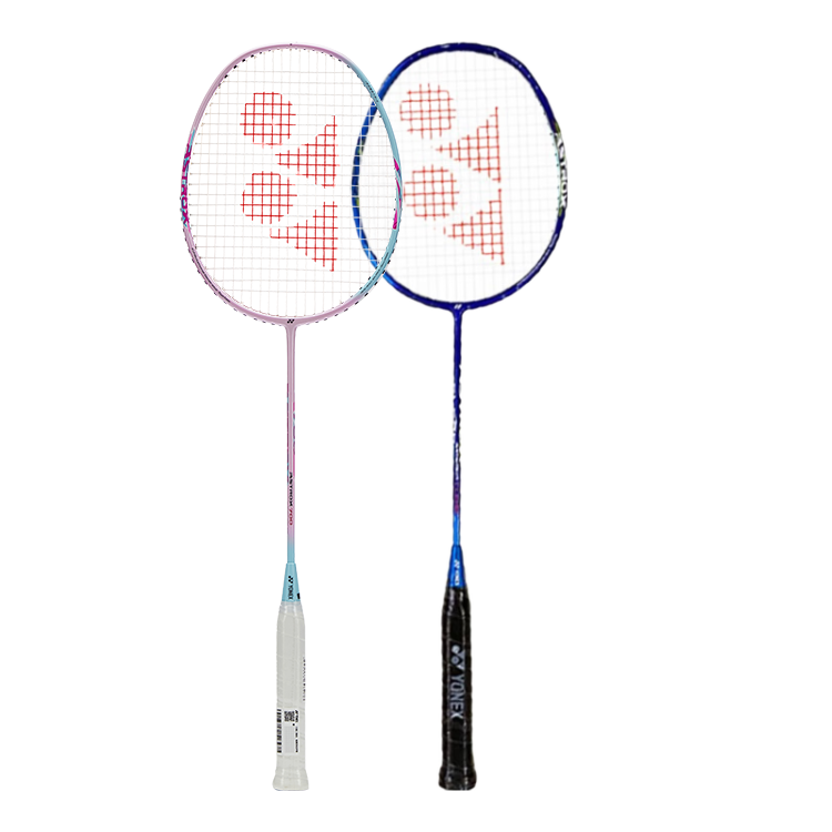 YONEX尤尼克斯羽毛球拍全碳素對拍天斧AX700粉5U/AX01藍4U已穿線(xiàn)