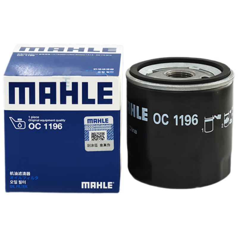 馬勒（MAHLE）機油濾芯機濾OC1196(捷達/桑塔納/速騰/高7/朗逸/寶來/途觀 EA211