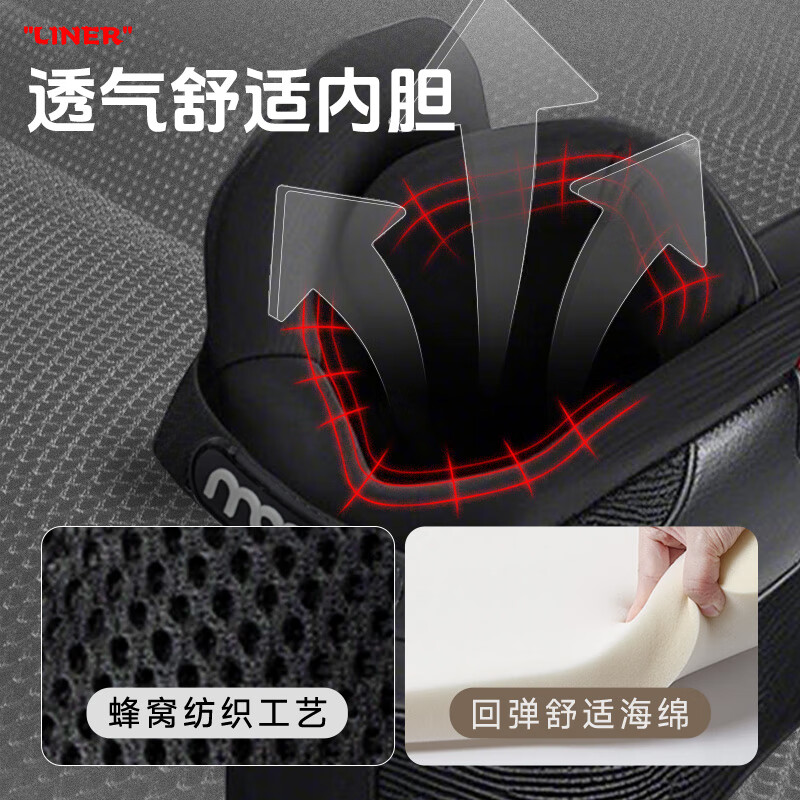 米高轮滑鞋成人溜冰鞋直排轮旱冰鞋刷街花式男女休闲可拆卸内胆龙脊 黑白鞋+护具 45