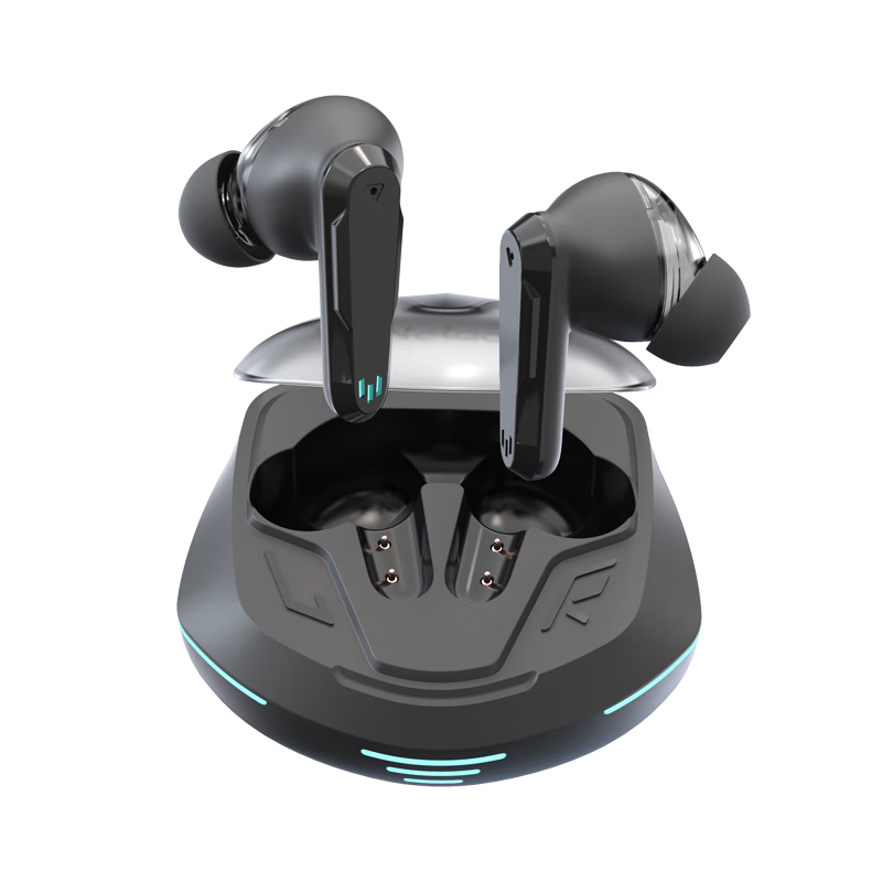 朗科（Netac）蓝牙入耳式耳机 电竞游戏蓝牙长续航 4麦降噪+53MS无感延迟 蓝牙5.4 适用苹果华为小米 TW03G黑