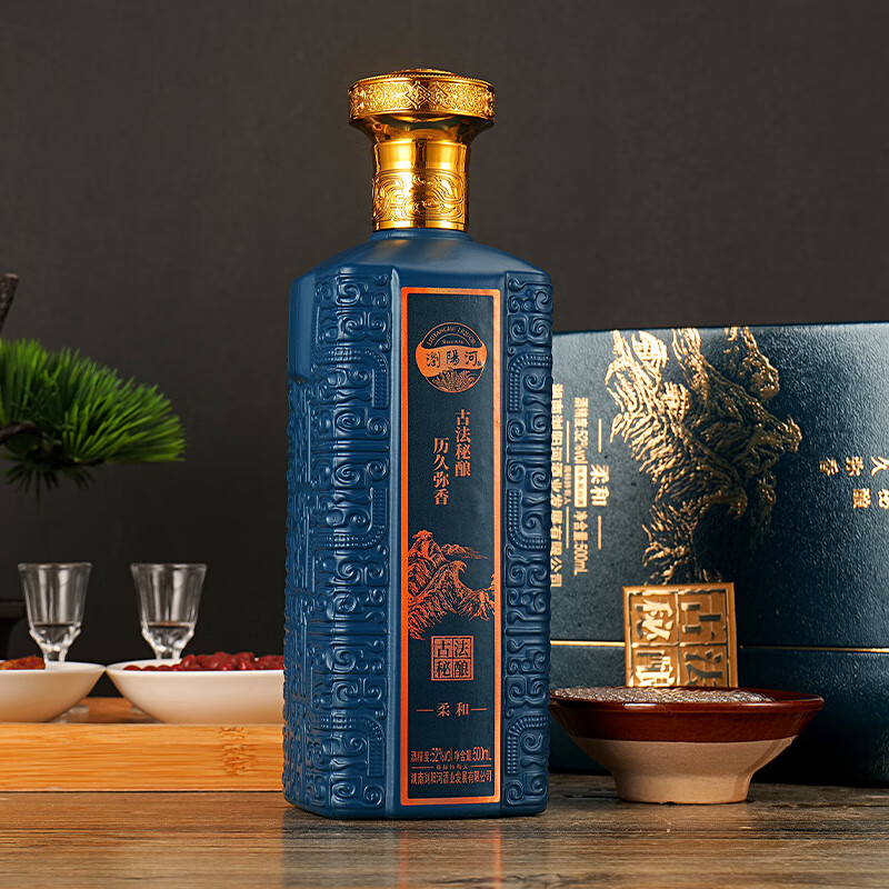 浏阳河 酒 LIUYANGHE LIQUOR SINCE1956柔和古法秘酿白酒整箱52度浓香型500ml*6瓶请客送礼佳品 52度 500mL 6瓶