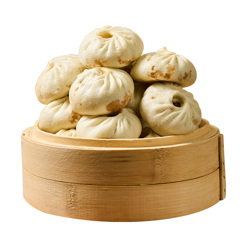 知吃甄选杭州小笼包王继莲黑猪肉嵊州老面小笼包240g手工包子早餐小笼包