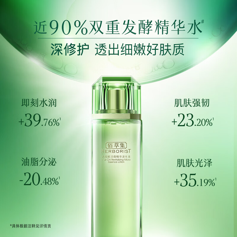 佰草集太极翡翠水精华水爽肤水女修护保湿紧致舒缓控油补水200ml 太极翡翠水200ml