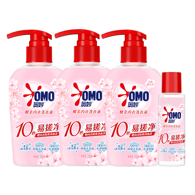omo/���� ��������1kg���װ ϴ��Һ ȥѪ��ɱ�� 300g*3+100g  28.5Ԫ